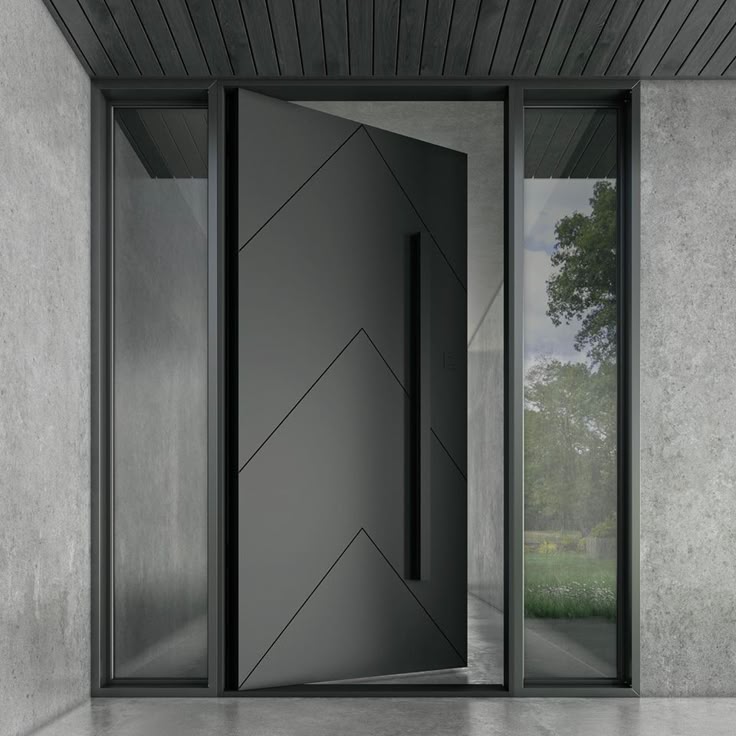 Buy Chevron Entry Door Online - Zen Doors
